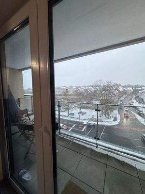 Wintergarten mit Stadtblick