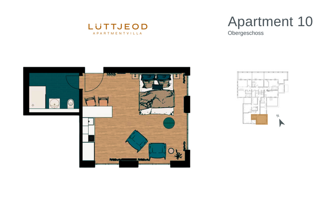 Grundriss Ap. 10 Lüttjeod