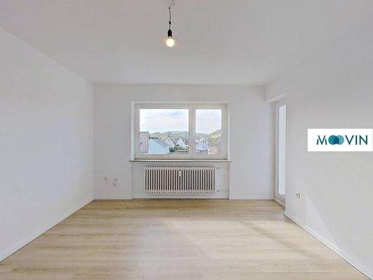 Ansicht I: Wohn- und Esszimmer