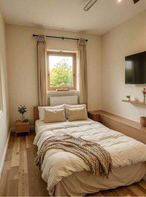 KI bearbeitet - Schlafzimmer