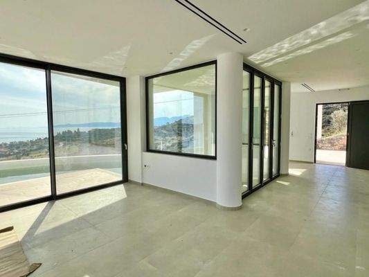 Kreta, Schisma Eloundas: Villa mit 3 Schlafzimmern und Pool bietet einen atemberaubenden Meerblick auf Elounda