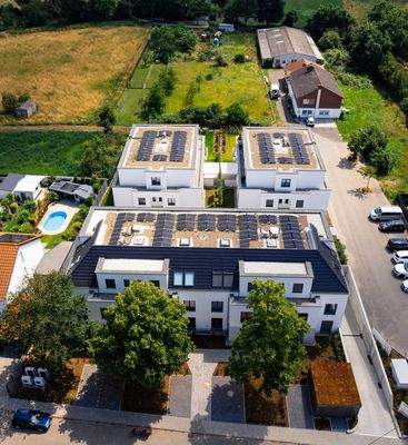 Luftbild Nord - Süden