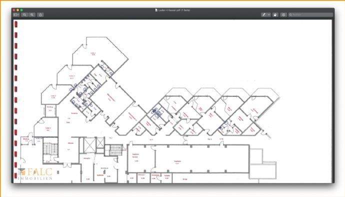 Grundriss Laden 1 / Gewerbe 1