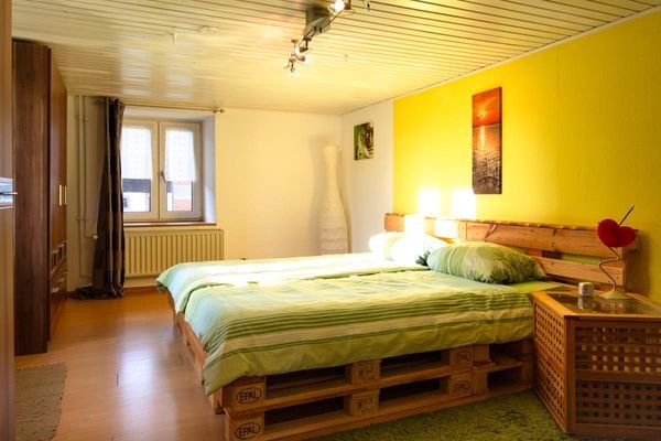 Das Schlafzimmer im OG