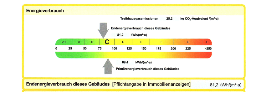 Ausschnitt Energieausweis