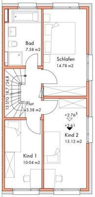 Grundriss Obergeschoss 