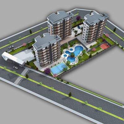 2 and 3-Bedroom Apartments for Sale in Antalya Serik