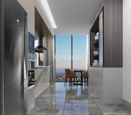Elegant Apartments with Sea View in İstanbul Maltepe