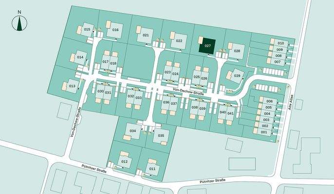 Lage im Projekt Pütnitzwiese