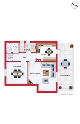 Grundriss Obergeschoss