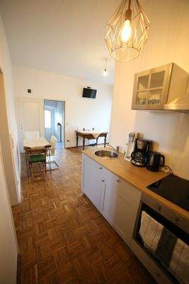 view out of the kichen - Blick aus der Küche