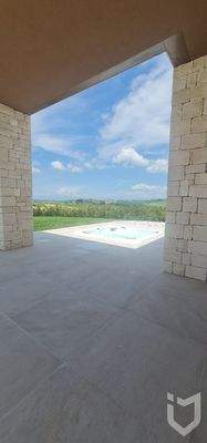 Ausblick mit Whirlpool