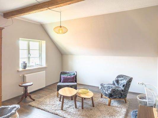 Schlafzimmer im Zwischengeschoß