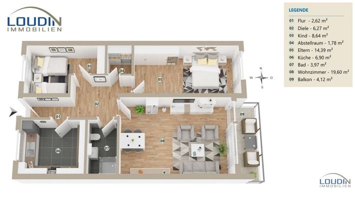 3D-Grundriss