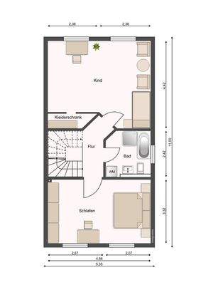 Grundriss Obergeschoss