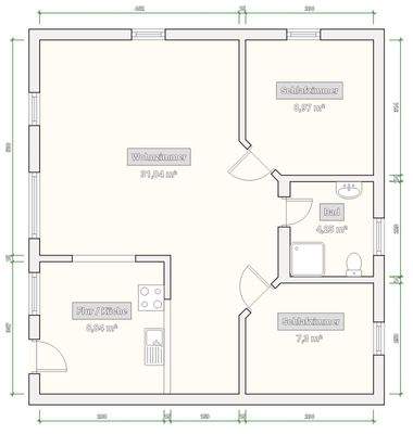 EG Wohnung Nebengelass