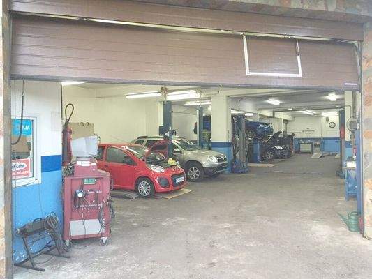 Ansicht der Werkstatt