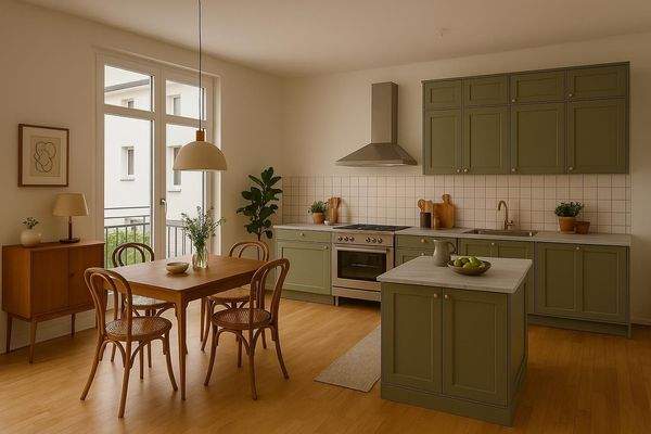 Küche (so könnte sie eingerichtet aussehen)