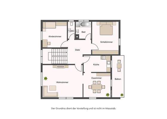 Grundriss Obergeschoss