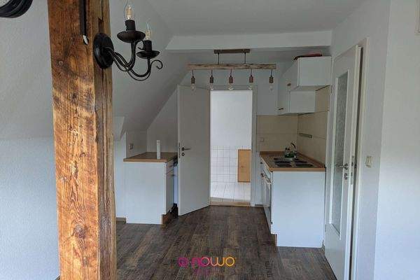 Küche im Dachgeschoss