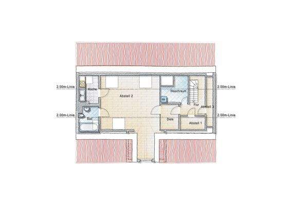 Grundriss Spitzboden