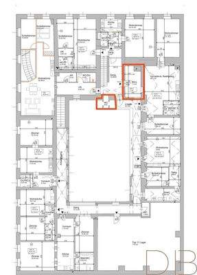 Grundriss Lokal 1 OG