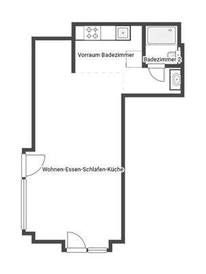 Grundriss linke Wohnung