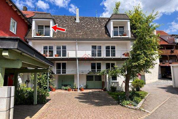 Wohnung Nr. 6 Maisonettwohnung Beispielbild Balkon