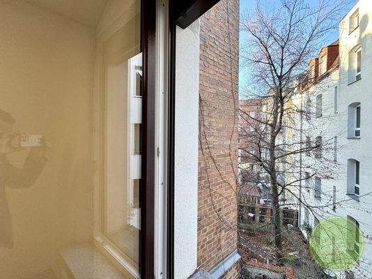 ... direktem Blick in ...