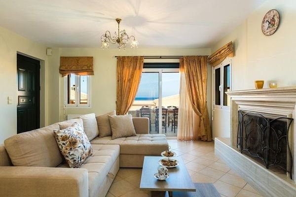 Kreta, Panormos: Apartment mit Meerblick in einer Wohnanlage zu verkaufen