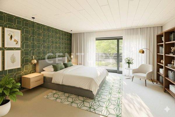 mögliche Gestaltung des Schlafzimmers