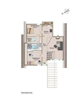 Grundriss Dachgeschoss