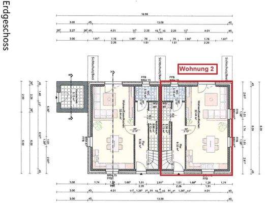 Grundriss Erdgeschoss Whg 2