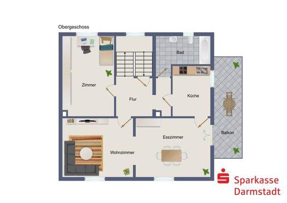 Grundriss Obergeschoss