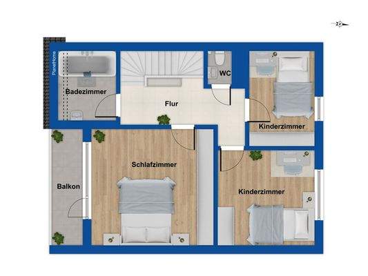 Grundriss Dachgeschoss