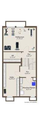 Grundriss Kellergeschoss