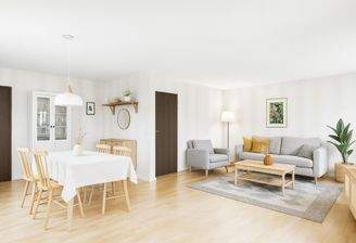 Wohn-/ Esszimmer (KI generiert)