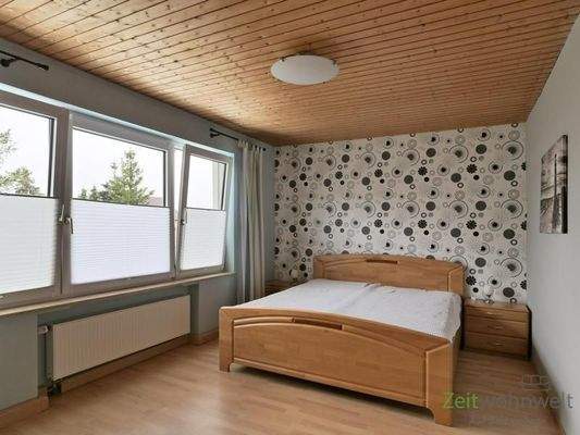 Blick ins Schlafzimmer