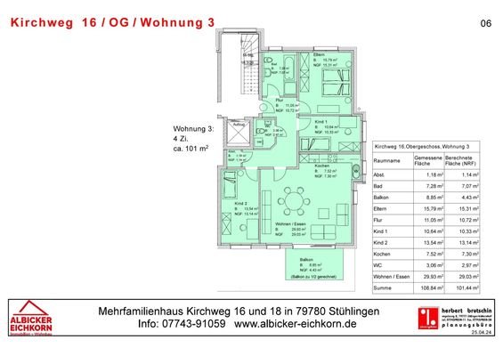 Grundriss Whg. 3 OG