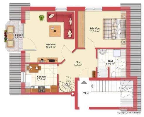 Grundriss Obergeschoss