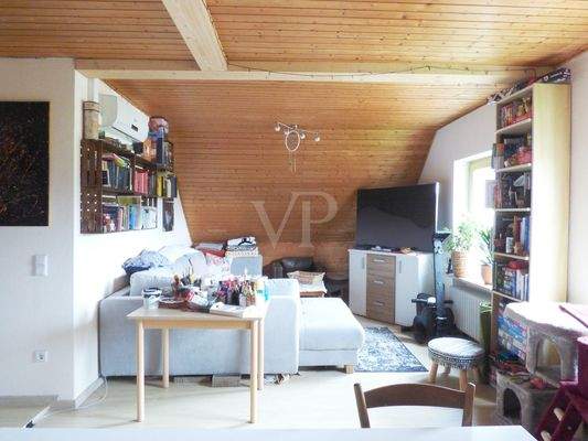 Dachgeschosswohnung Wohnzimmer
