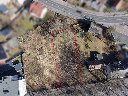 Drohnenflug Baugrundstück BStr 