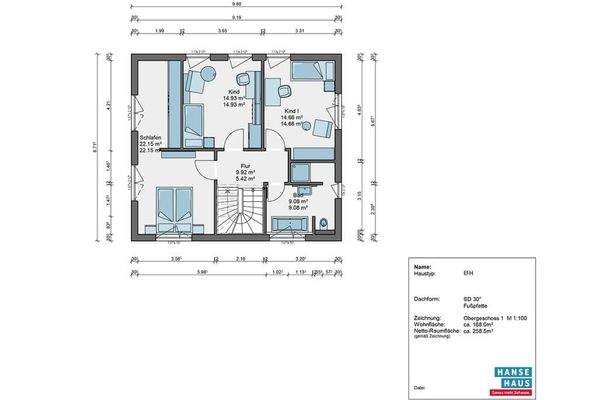 Beispiel Grundriss OG