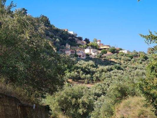 Kreta, Paidochori: Ländliches Steinhaus mit freier Aussicht zu verkaufen