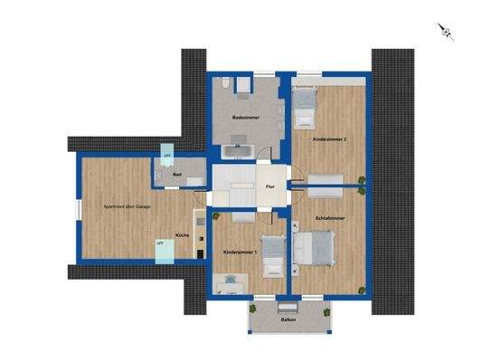 Grundriss Dachgeschoss