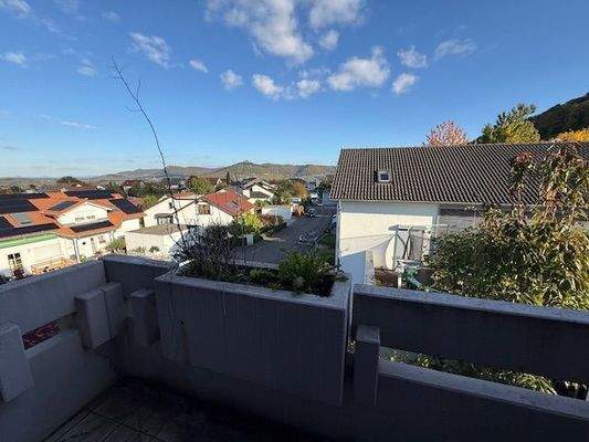 Ausblick von Balkon Zi. 3 u. Zi. 4