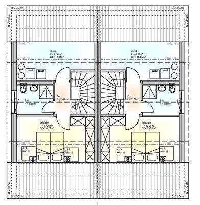 Dachgeschoss Ausbauvariante