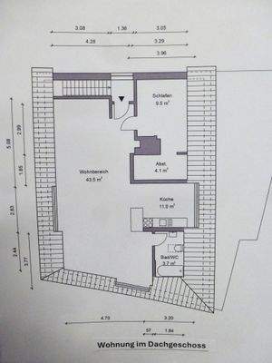 Wohnung im Dachgeschoss