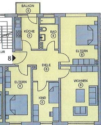 Grundriss - 1. OG rechts