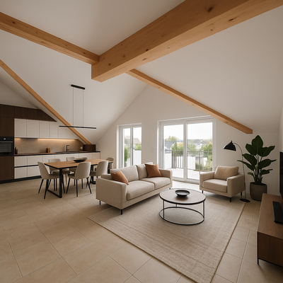 Kochen-Essen-Wohnen (Einrichtung mit KI generiert)